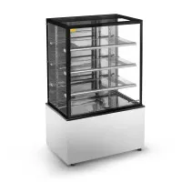 VITRINE ALTA QUENTE NEW TITANIUM REFRIMATE